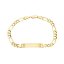 Pulsera oro 18k 3x1 con placa